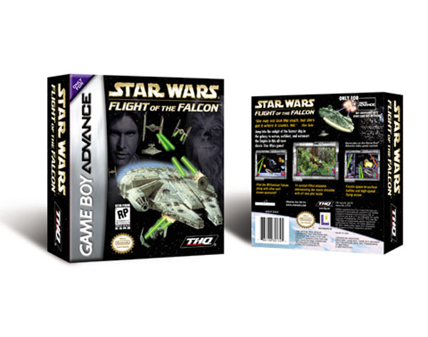 Package for GameBoy Advance gam "Star Wars: Flight of the Falcon"
