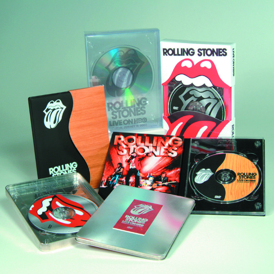 Rolling Stones DVD cases